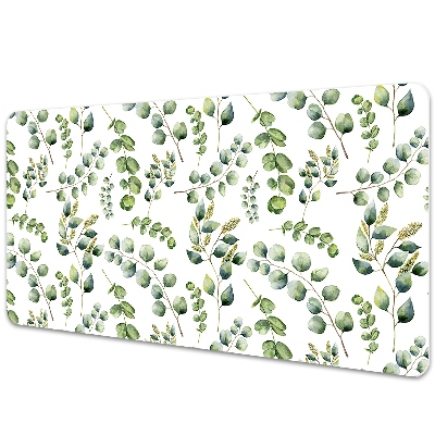 Large desk mat for children eucalyptus