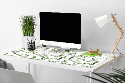 Large desk mat for children eucalyptus