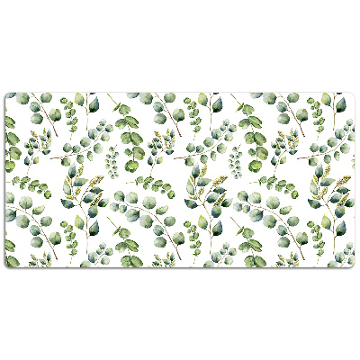 Large desk mat for children eucalyptus