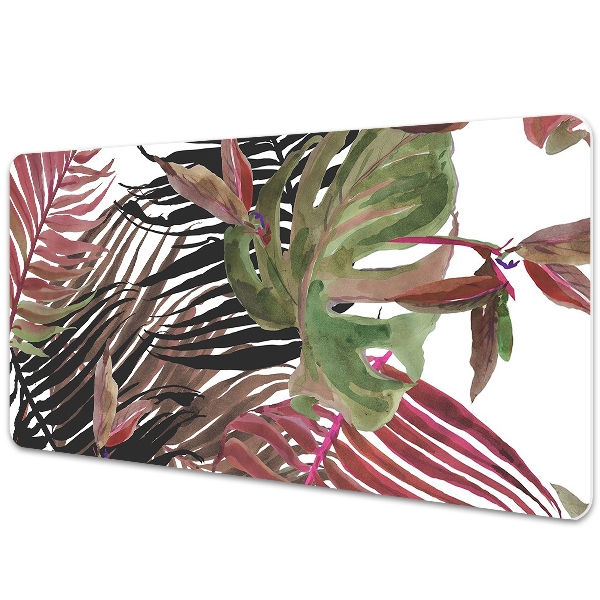 Large desk mat for children monstera