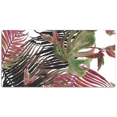 Large desk mat for children monstera