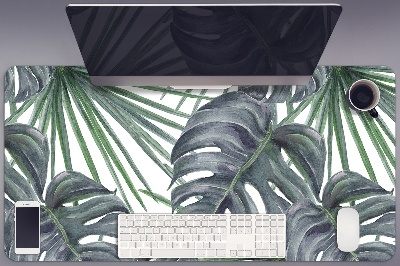 Desk mat exotic plants