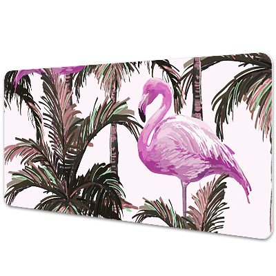Desk mat Flamingos in the palms