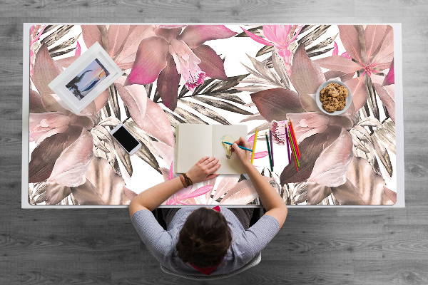 Full desk mat tropical roses