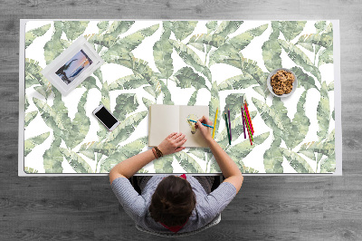 Desk pad banana leaves