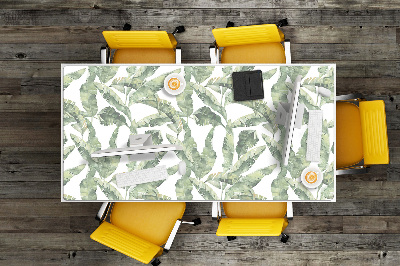 Desk pad banana leaves