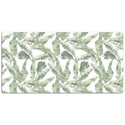 Desk pad banana leaves