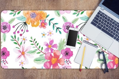 Desk pad drawing flowers