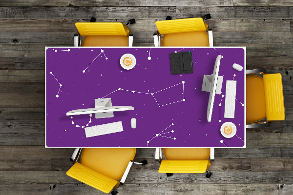 Full desk pad Starry sky