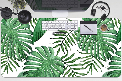 Large desk mat for children Palm leaves