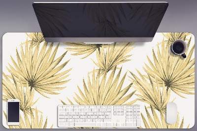 Full desk pad tropical leaves