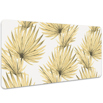 Full desk pad tropical leaves