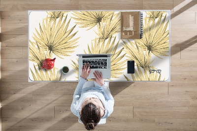 Full desk pad tropical leaves