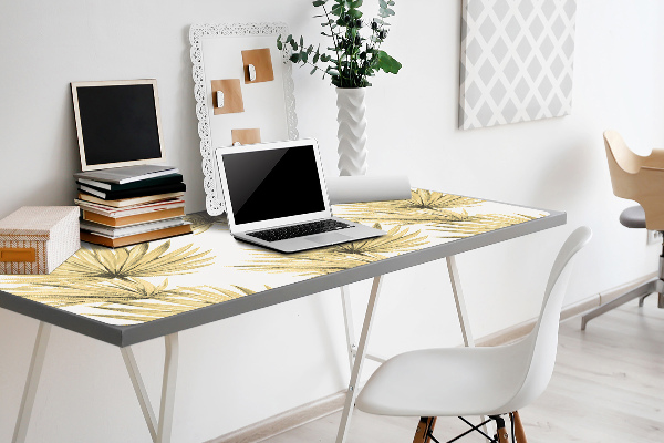 Full desk pad tropical leaves