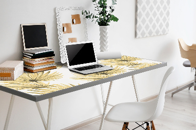 Full desk pad tropical leaves