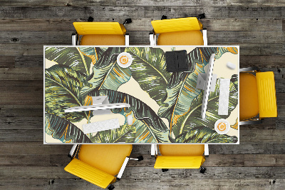 Full desk mat palm leaves