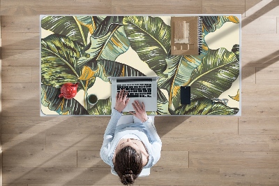 Full desk mat palm leaves