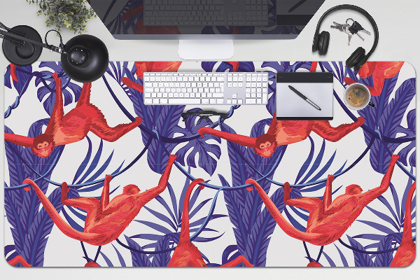 Full desk mat red monkey