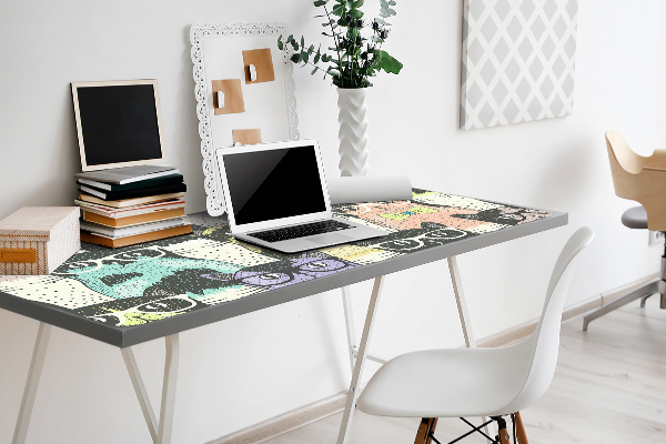 Full desk protector Cats glasses