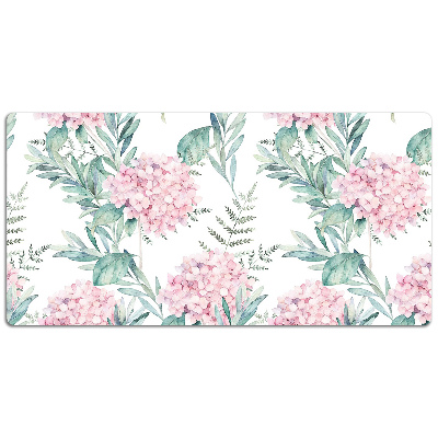 Desk mat Light pink flowers