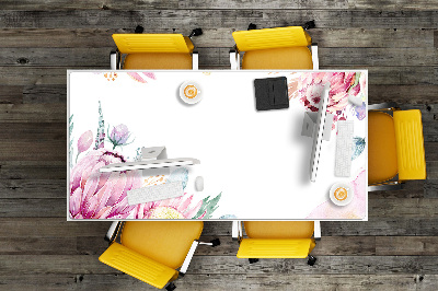 Full desk mat Flower frame
