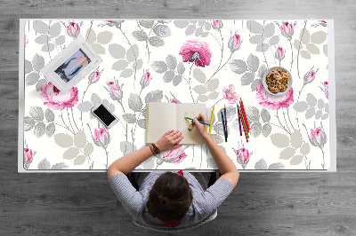 Full desk mat pastel Roses