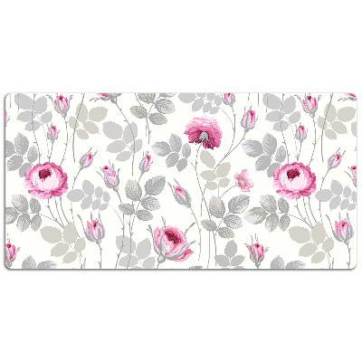 Full desk mat pastel Roses