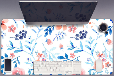 Full desk pad botanical art