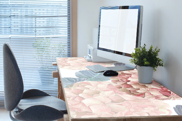 Full desk pad drawn flowerbed
