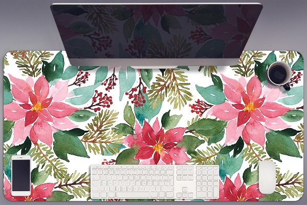 Full desk protector red stars