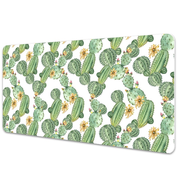 Desk mat Cactus with flowers