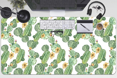 Desk mat Cactus with flowers