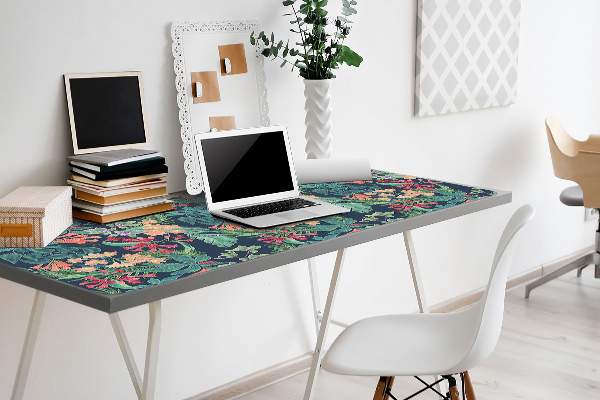 Full desk protector Tropical composition