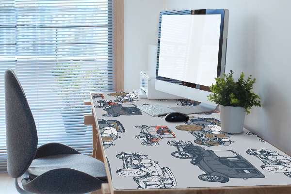 Desk mat classic cars