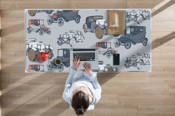 Desk mat classic cars