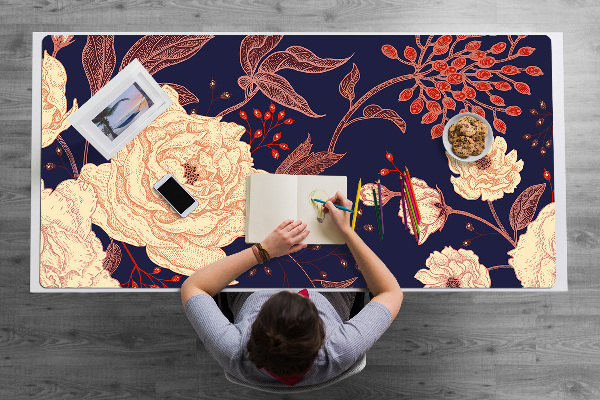 Full desk protector Rose of roan-tree