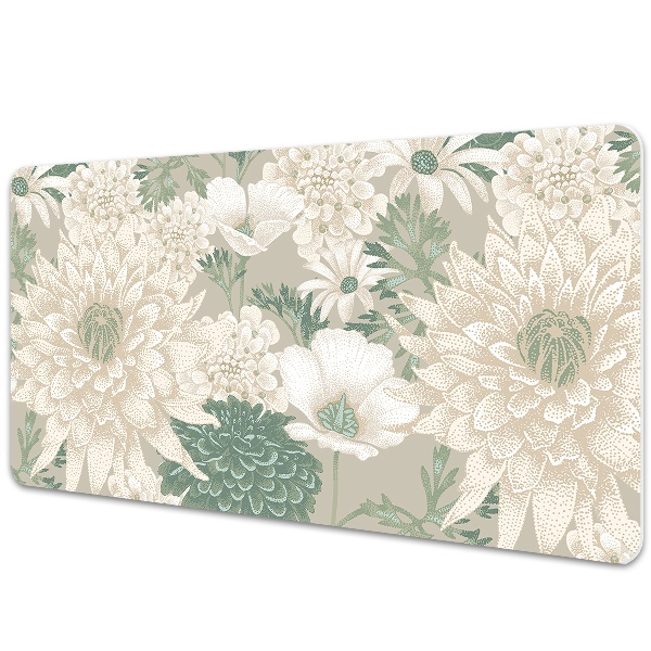 Desk mat spring daisies