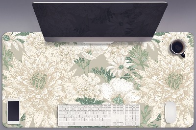 Desk mat spring daisies