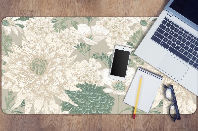 Desk mat spring daisies