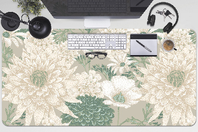 Desk mat spring daisies