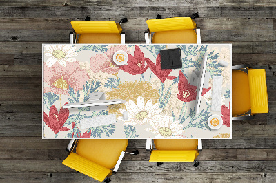 Desk pad Spring flowers