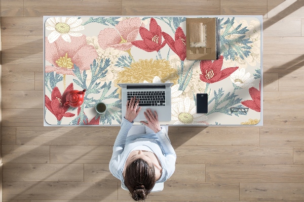 Desk pad Spring flowers