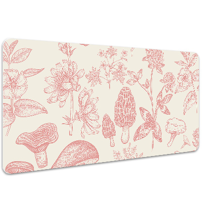 Large desk mat for children treasures of the forest