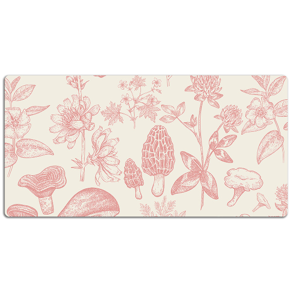 Large desk mat for children treasures of the forest