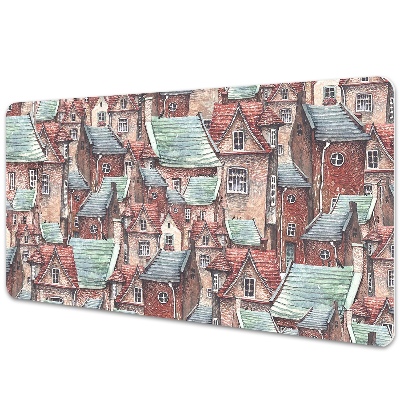 Large desk pad PVC protector Old Town