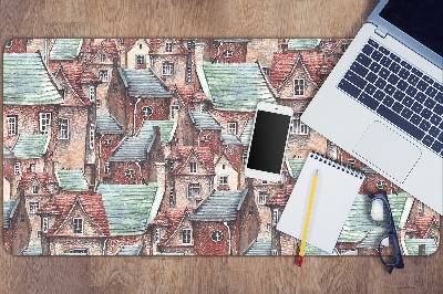 Large desk pad PVC protector Old Town
