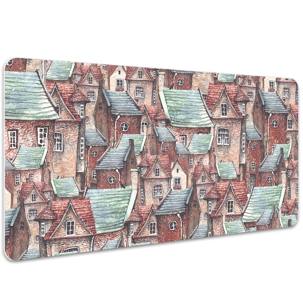 Large desk pad PVC protector Old Town