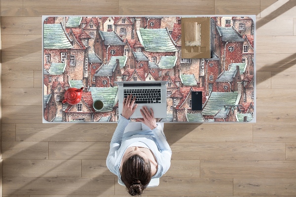 Large desk pad PVC protector Old Town