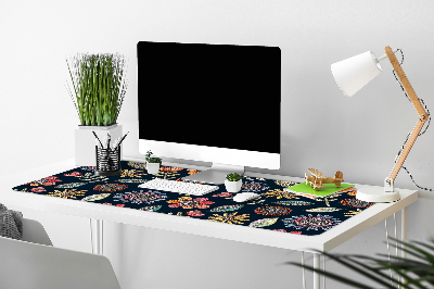 Desk pad Colorful flowers