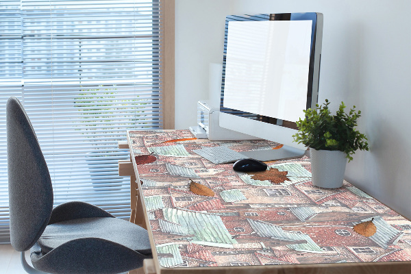 Desk pad Autumn city